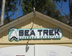 Catalina Sea Trek Undersea Adventure with diving helmets